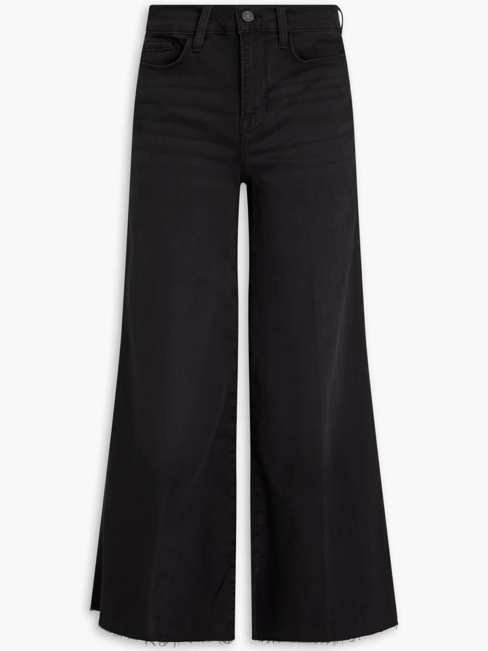 NEW FRAME le palazzo crop pant in Black